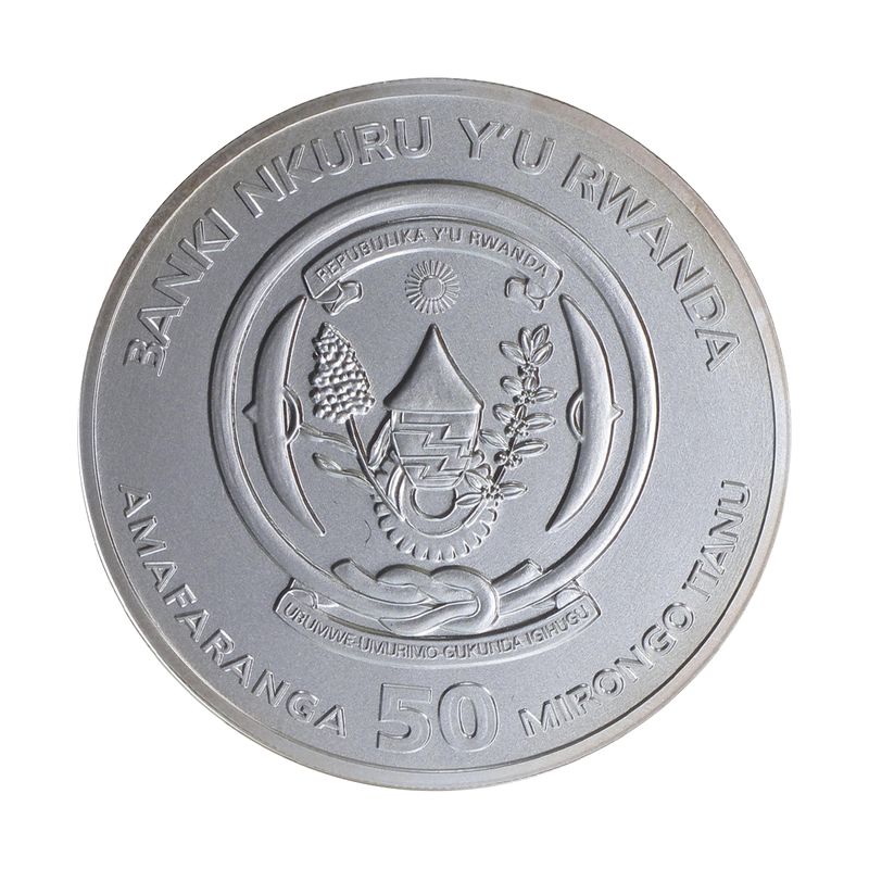 Rwanda 50 R  Gepard  2013 Privy F15, 1 Unze