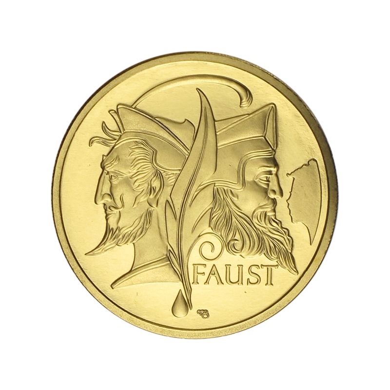 BRD 100 Euro Gold, 2023, Faust,  (Goethe) A