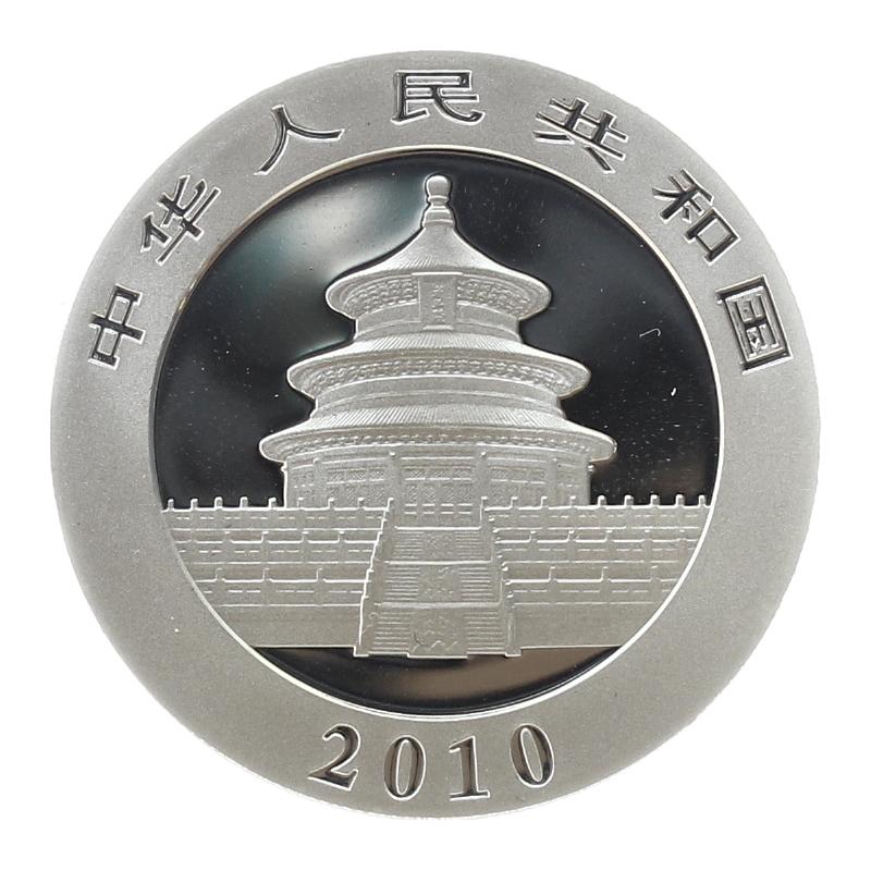China 10 Yu Panda  2010, 1 oz  Silber