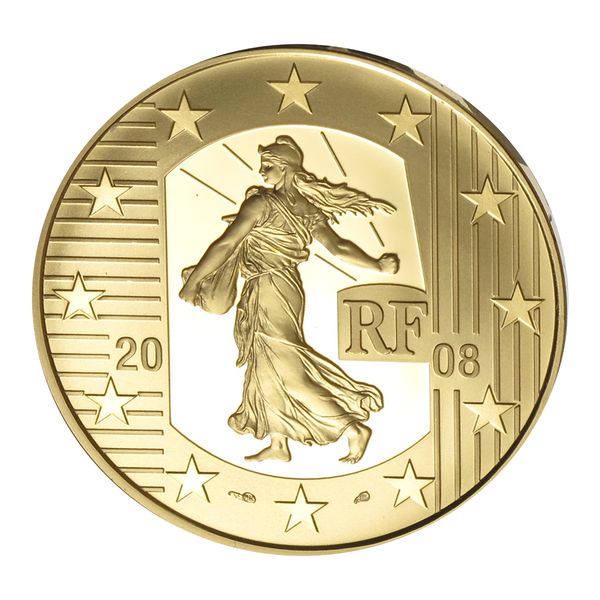 Frankreich 20 Euro Gold, 2008, Säerin