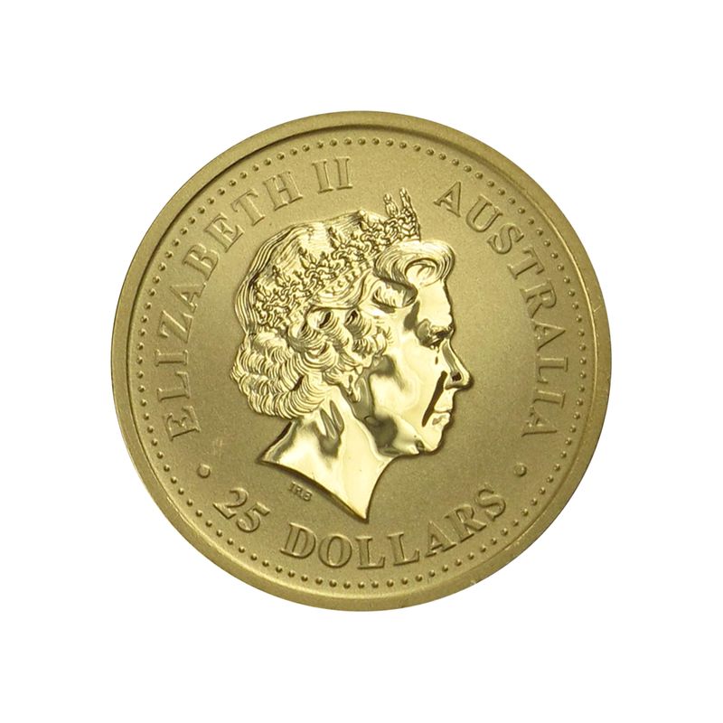 Australien 25 $ Lunar I  Ziege, 1/4 Unze  2003