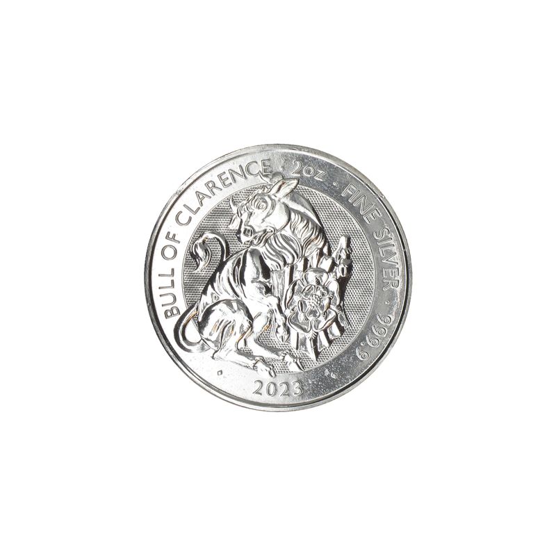 GB 5 Pfd. Royal Tudor Beasts Bull of Clarence 2023, 2oz