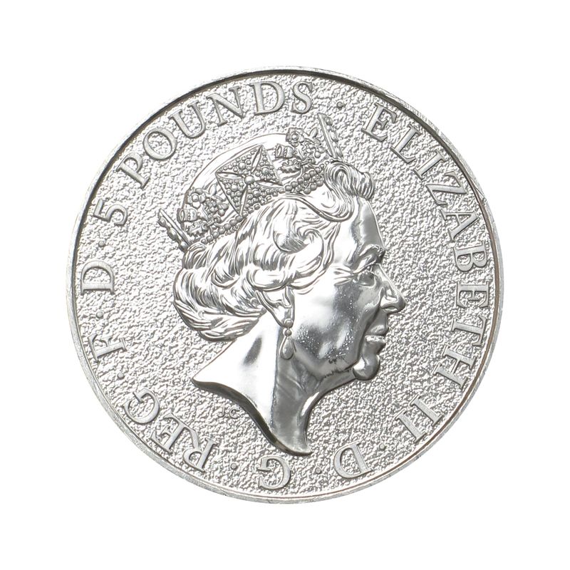 GB 5 Pfd. Silber Queens Beasts Lion 2016, 2oz