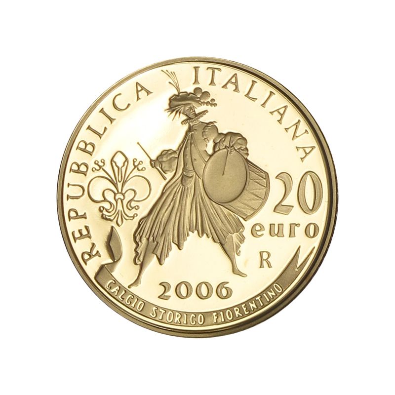 Italien 20 Euro Gold, 2006, Fußball-WM 2006, original