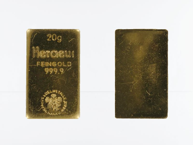 20 Gramm Goldbarren 999,9 Feingold 