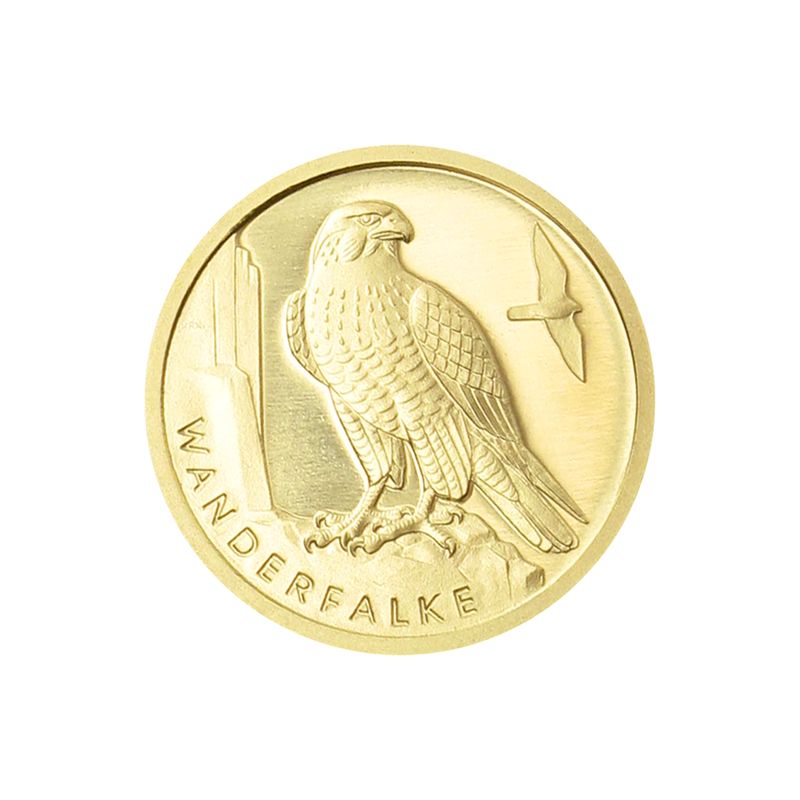 BRD 20 Euro Gold, 2019 A,  Heimische Vögel Wanderfalke