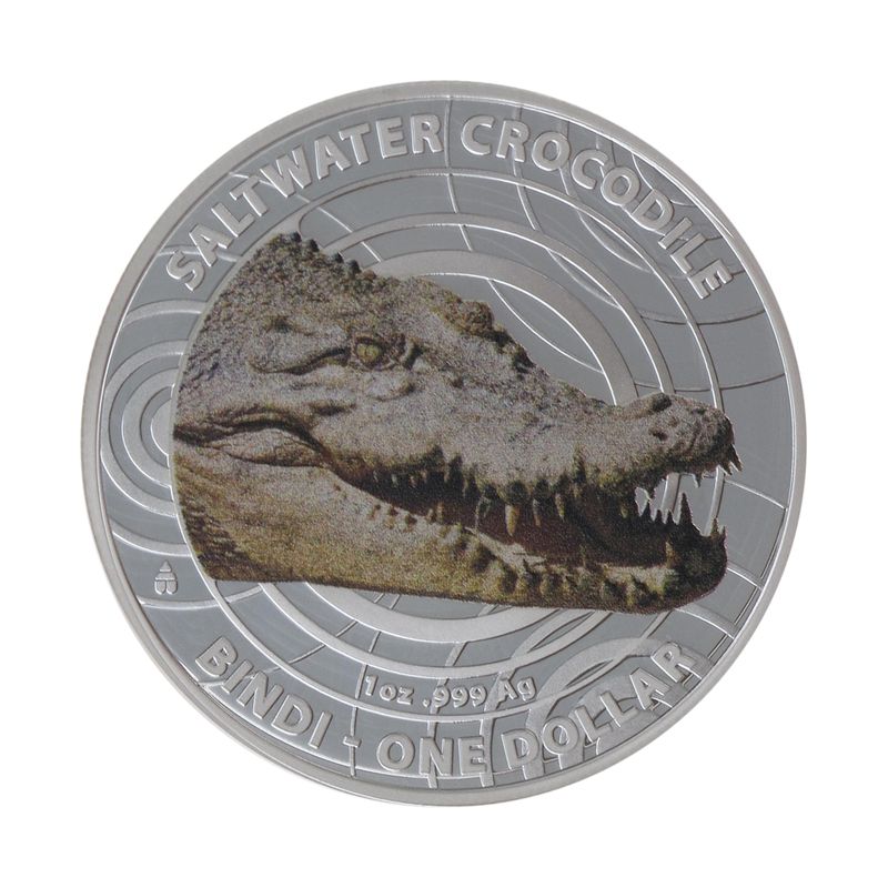 Australien 1$ Saltwater Crocodile (RAM), Bindi 2013, PP Australien 1$ Saltwater Crocodile (RAM), Bindi 2013, PP