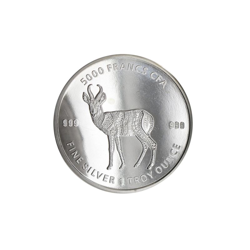 Tschad 5000 Fr. Mandala Antilope 2021