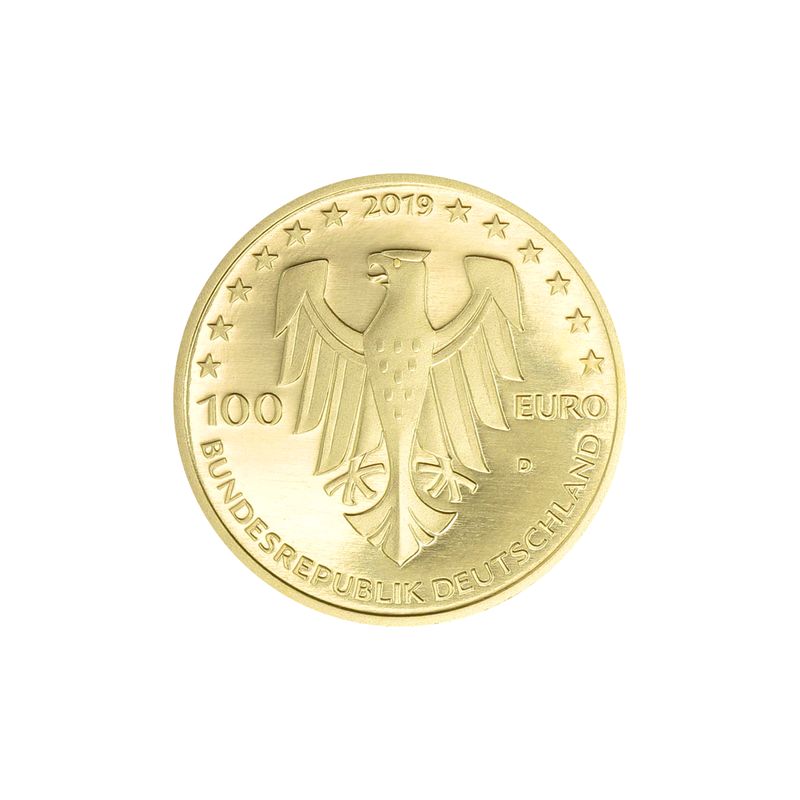 BRD 100 Euro Gold, 2019, Dom zu Speyer G