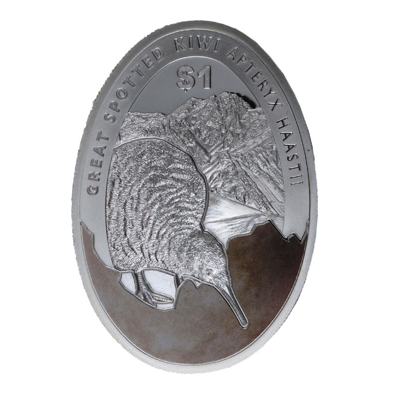 Neuseeland 1$ Kiwi 2016, 1 oz  Silber proof (B+C)