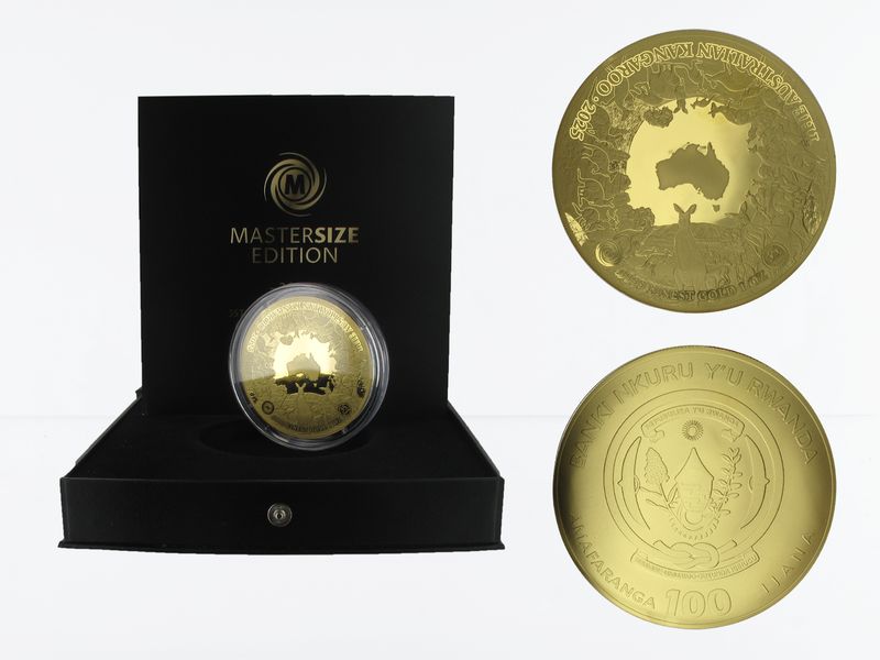 Ruanda 100 FRW Kangaroo Mastersize Edition 2025