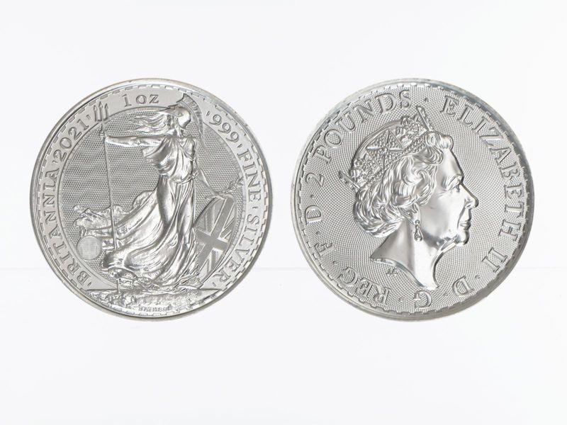 GB 2 Pfd. Silber Britannia 2021, 1 oz