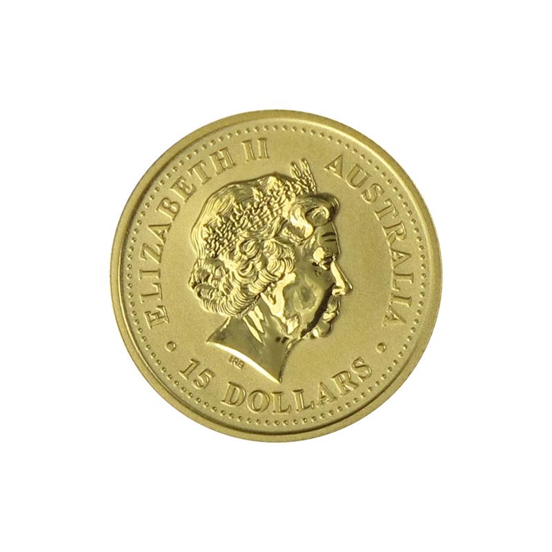 Australien 15$ Lunar I Schlange, 1/10 Unze  2001