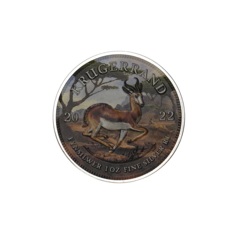 Südafrika Krügerrand 1 oz 2022 Coloured Edition, Silber