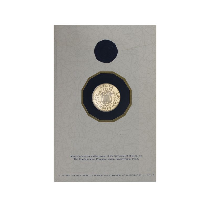 Belize 100 Dollars. Ozelot 1985