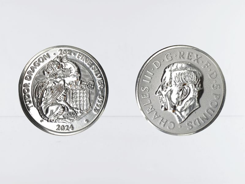 GB 5 Pfd. Royal Tudor Beasts Tudor Dragon 2024, 2oz
