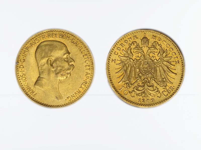 Österreich 10  Kronen 1909 (ohne St. Schwartz)