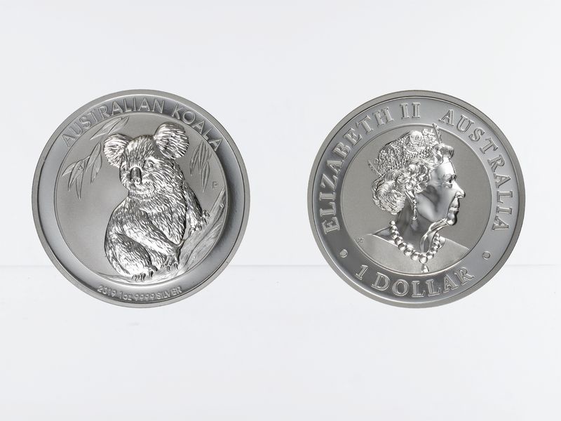 Australien 1$ Koala 2019, 1 Unze  Silber