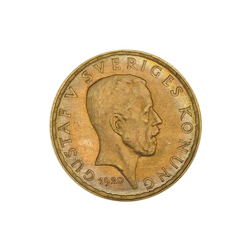 Schweden 5 Kr. Gustaf V. 1920
