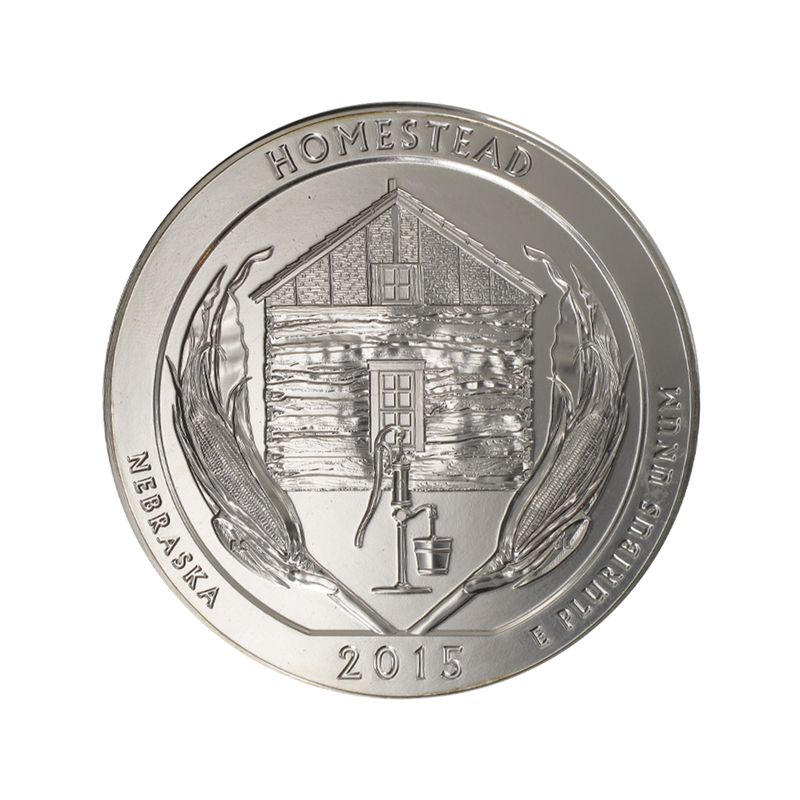 USA 1/4 $ American the Beautiful 2015, Nebraska 5 oz