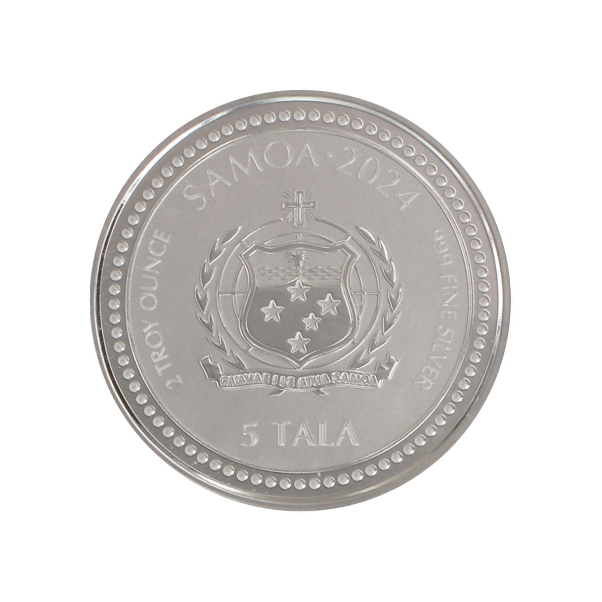 Samoa 5 Tala. 2024,  Lunar Drache, 2 Unzen Silber