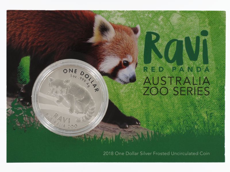 Australien 1$ Australia Zoo Ravi Roter Panda 2018, Folder