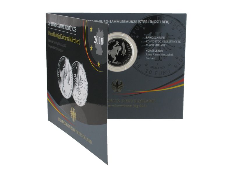 20 € Grimms Märchen Froschkönig, Blister PP