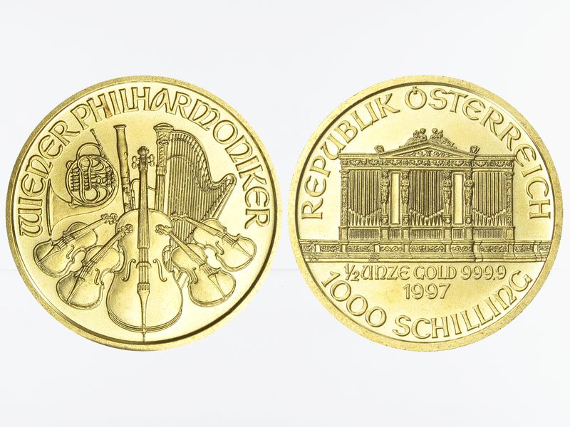 Österreich 1000 Schilling 1/2 oz Wiener Philharmoniker