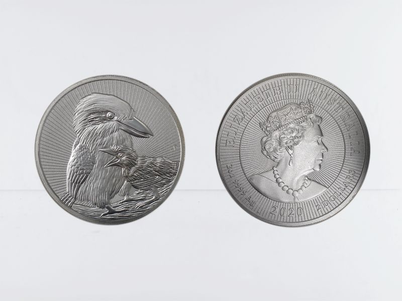 Australien 2$ Next Generation Kookaburra 2020, 2 oz  Silber