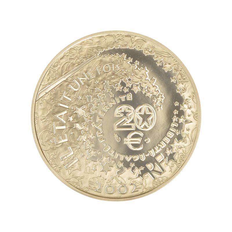 Frankreich 20 Euro Gold, 2002, Schneewittchen