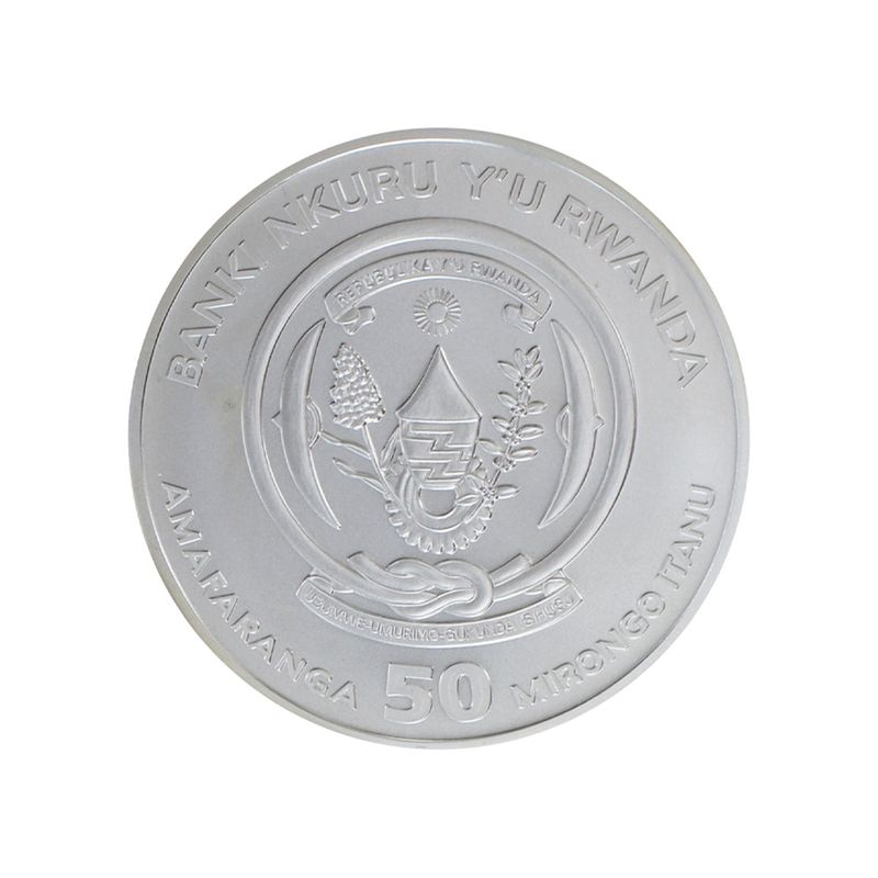 Rwanda 50 R  Erdmännchen 2016 Privy F15, 1 Unze