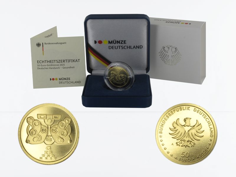 BRD 50 Euro Gold, 2025 F, Gesundheit (B+C)