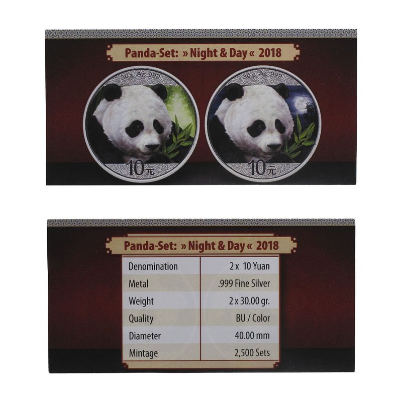 China 10 Yu Panda  2018 farbig, Night + Day Edition (2)