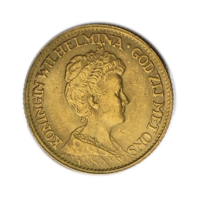 Niederlande 10 Gulden Gold Königin Wilhelmina I. 1912