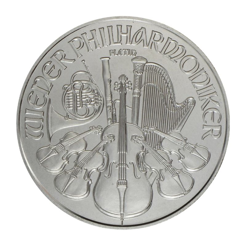 Österreich 100 Euro Wiener Philharmoniker, 1 Unze Platin
