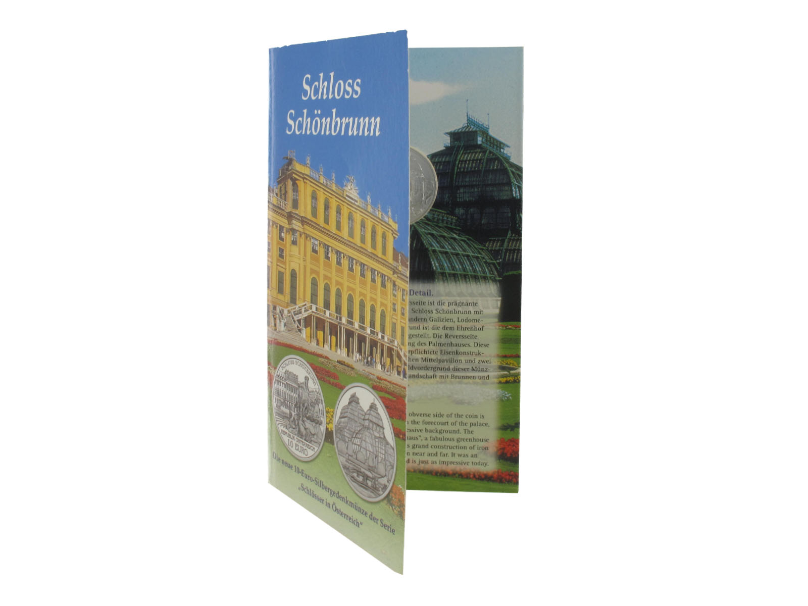 Österreich 10 Euro 2003 Schloss Schönbrunn Blister, Silber