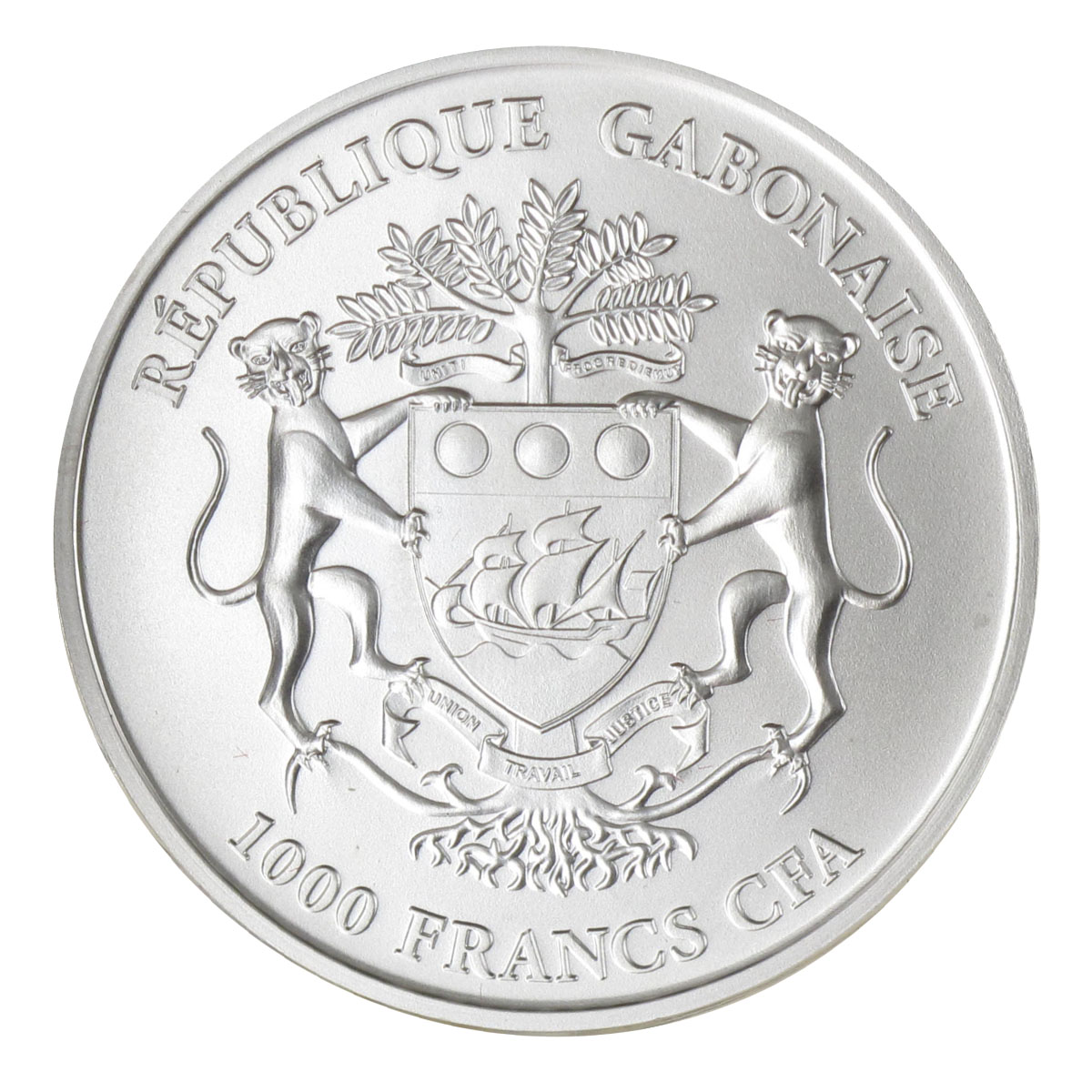 Gabonaise 1000 Fr.  Springbock     2019, 1 Unze