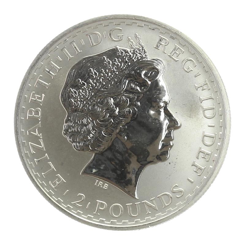GB 2 Pfd. Silber Britannia 1999, 1 oz
