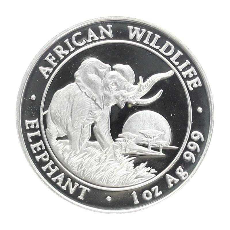 Somalia 100 Sh. Elefant  2009, 1 Unze