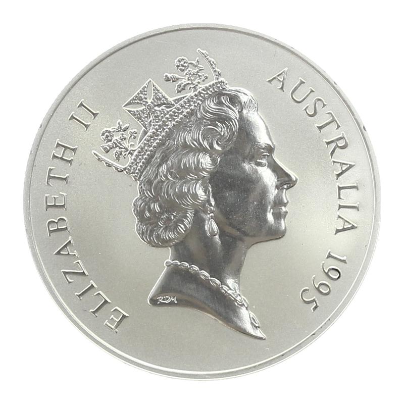 Australien 1$ Känguru 1995, 1 oz  Silber