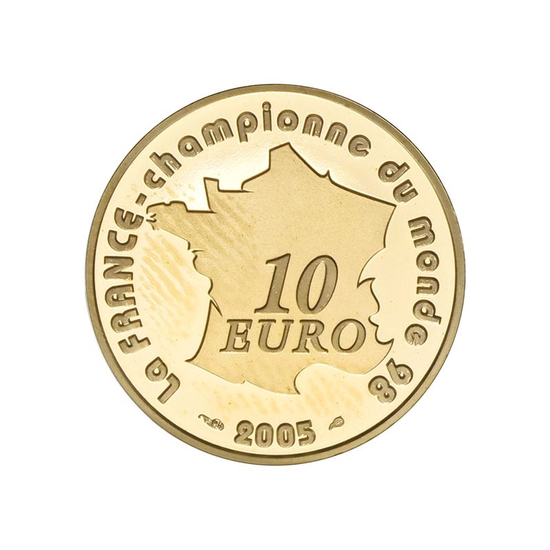 Frankreich 10 Euro Gold, 2005,  Fußball WM 2006