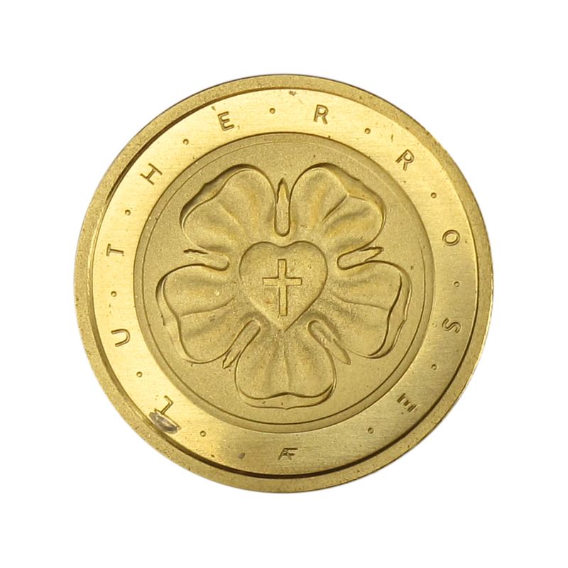 BRD 50 Euro Gold, 2017 J, Lutherrose