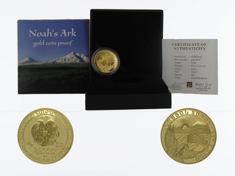 Armenien  1/2 Unze  Arche Noah 2017 PP
