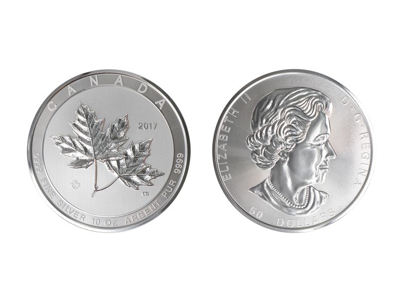 Kanada 50$ Maple Leaf 10 oz,  2017