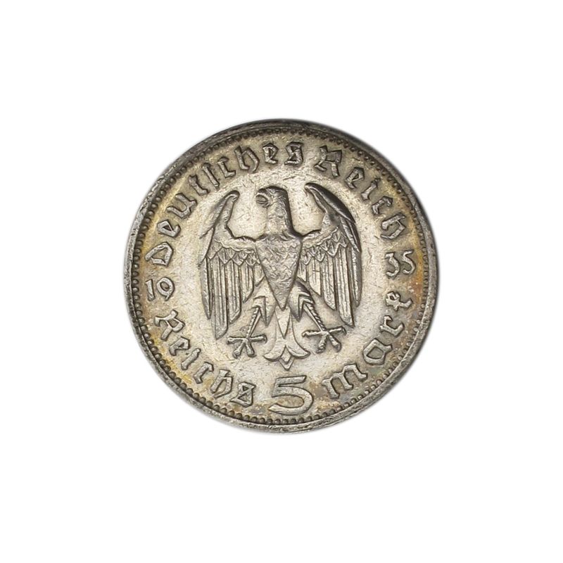 LAGER ------. Reich 5 Reichsmark Hindenburg ohne HK
