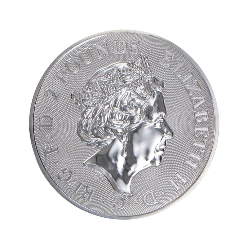 GB 2 Pfd. Silber Valiant St. Georg Drachentöter 2019, 1 oz