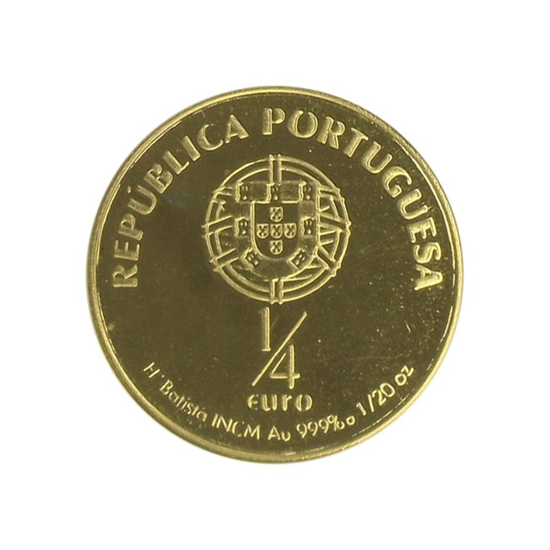 Portugal 1/4 Euro Gold, 2007, Heiliger Antonius