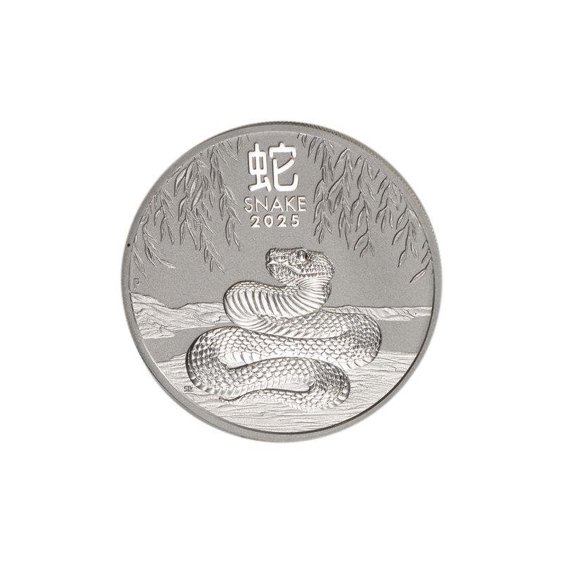 Australien 1$ Schlange Lunar III 2025, 1 oz  Silber