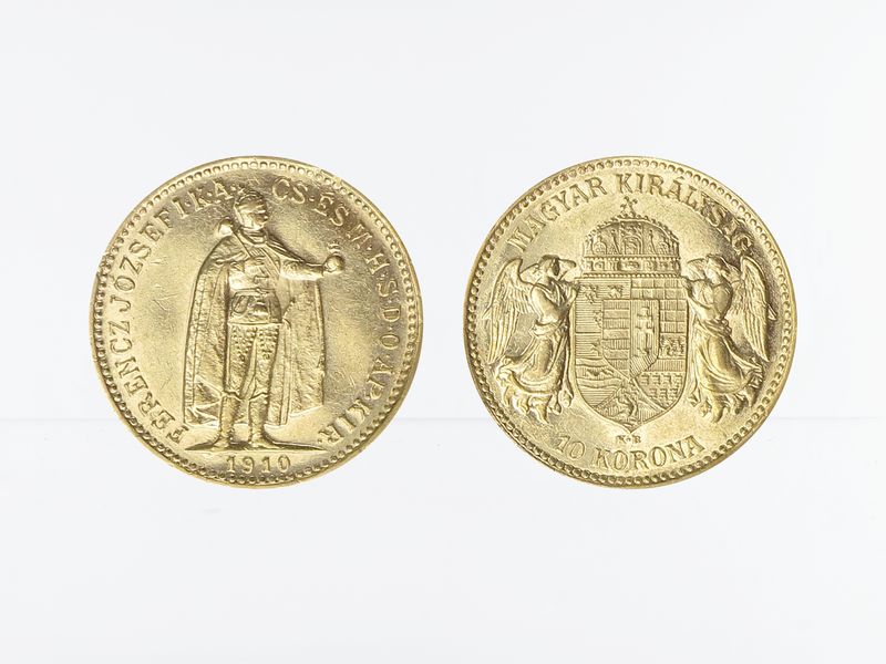 Ungarn 10 Korona Joseph I. 1910
