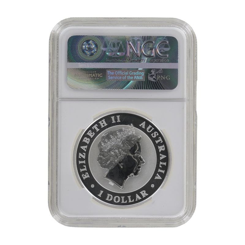 Australien 1$ Wedge Tailed Eagle 2016 Slab, NGC GEM Uncirculated